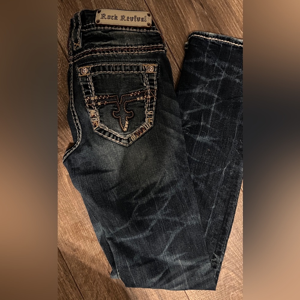 Rock Revival Women’s Stretch Embellished straight